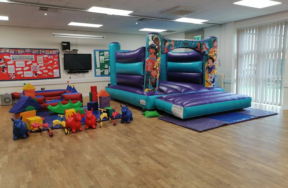 Bouncy Castle In Newborough Village Hall