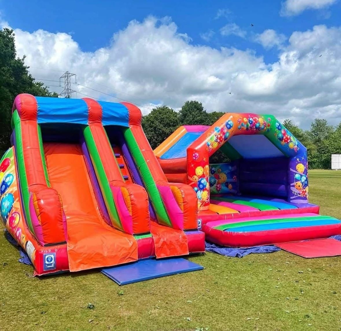 Party Theme Bouncy Castle and Slide Party Theme Bouncy Castle and Slide