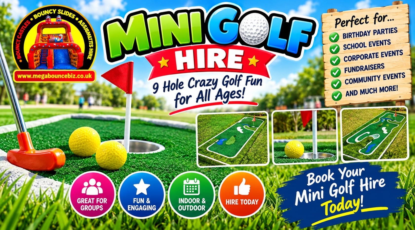Megabounce 9 Hole Crazy Golf