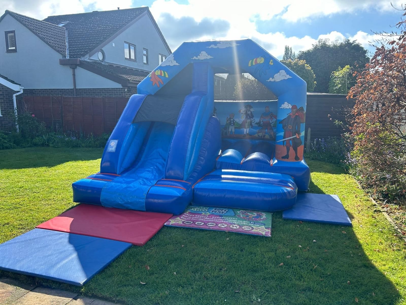 bouncy castle combo hire Royston