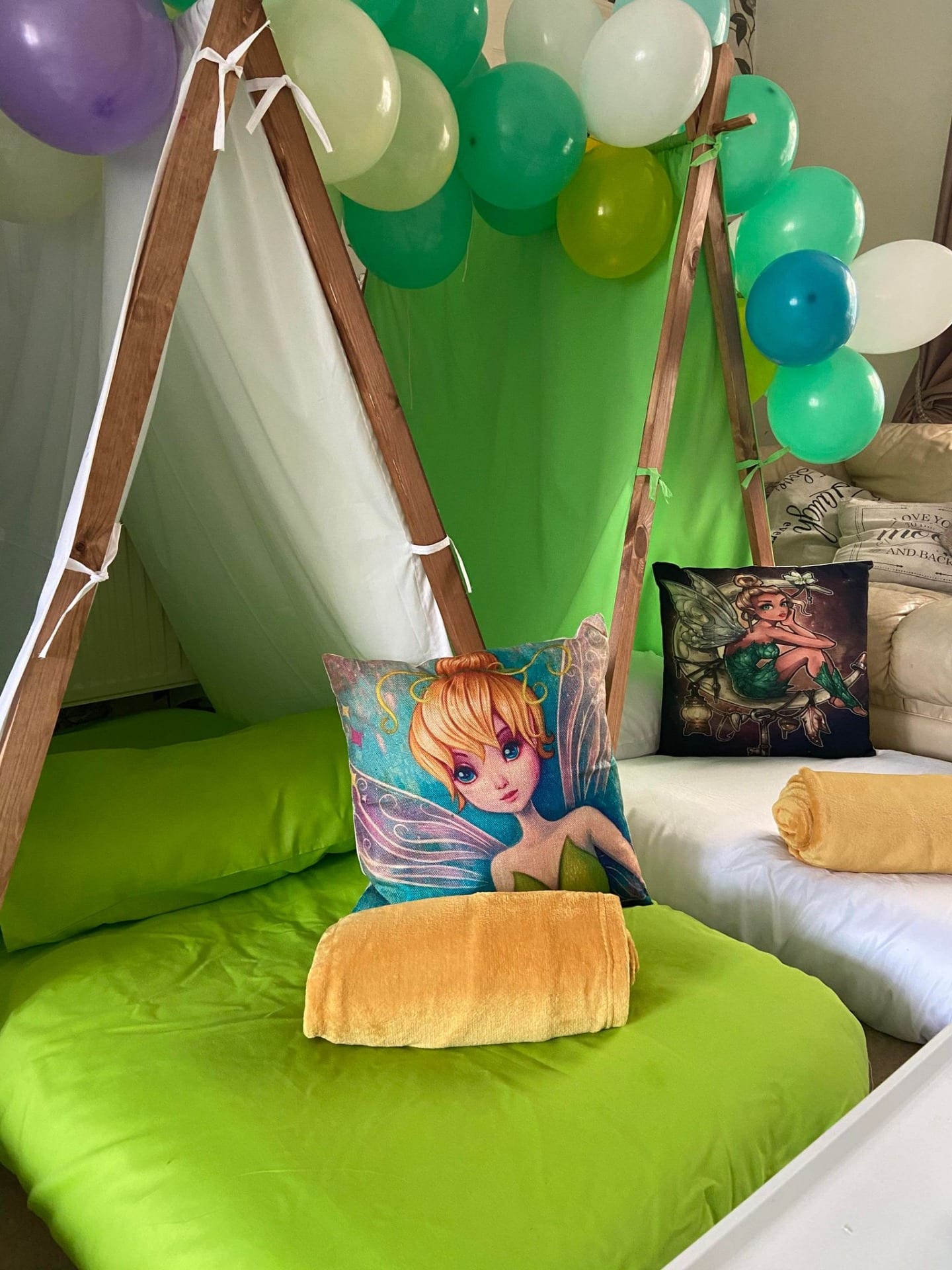 Children's fairy themed sleepover