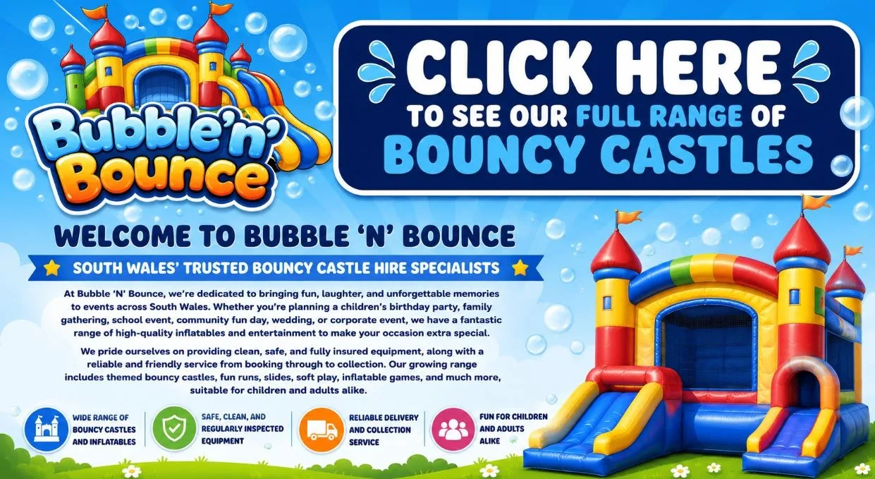 Bubble 'N' Bounce South Wales' Trusted Bouncy Castle Hire Specialists