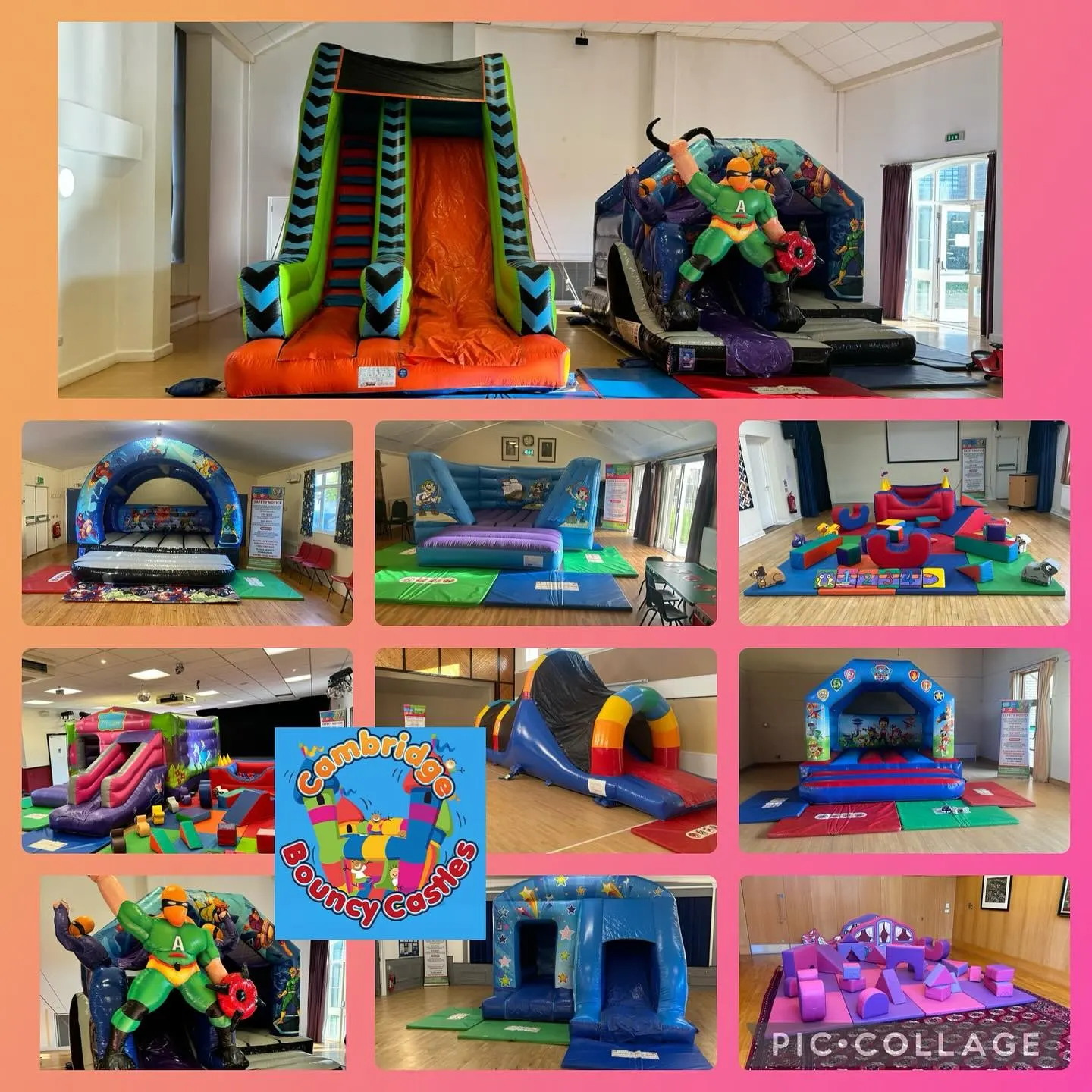 Hitchin bouncy castle and inflatable slide hire