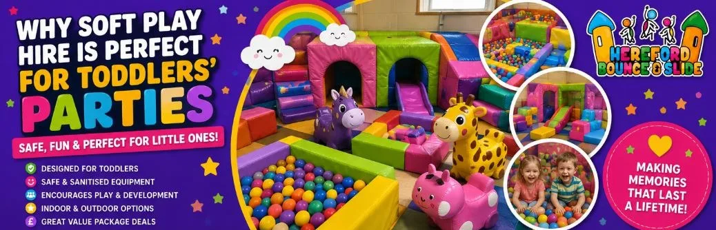 Why Soft Play Hire Is Perfect for Toddlers' Parties