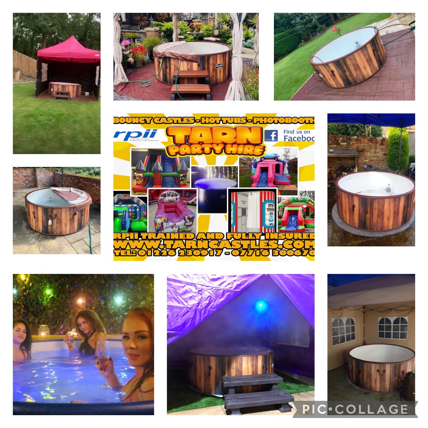 Tarn Sunbed Hire Wedding Package , Party Package Barnsley Rotherham