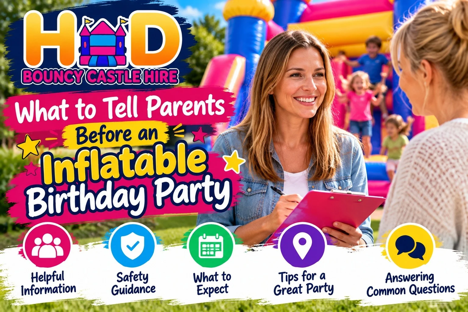 What To Tell Parents Before An Inflatable Birthday Party What To Tell Parents Before An Inflatable Birthday Party