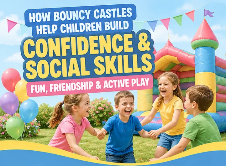 How Bouncy Castles Can Help Build Children's Confidence and Social Skills