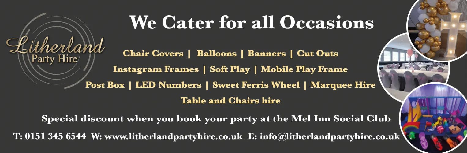 Litherland party hire