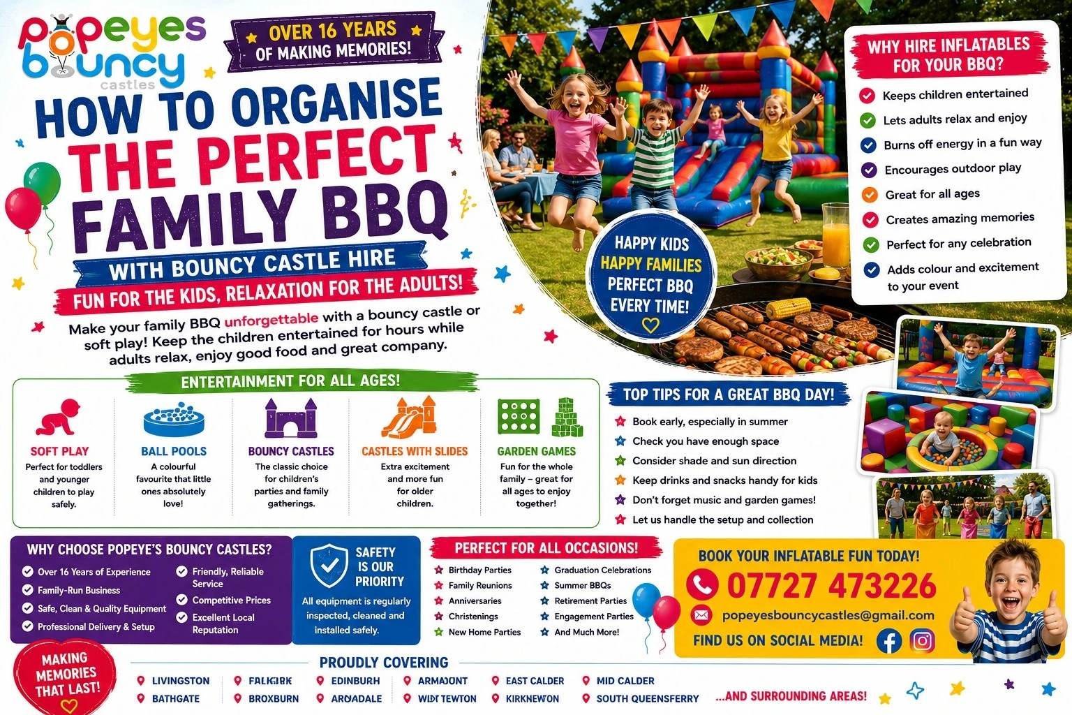 How To Organise The Perfect Family Bbq With Bouncy Castle Hire In West Lothian How To Organise The Perfect Family Bbq With Bouncy Castle Hire In West Lothian