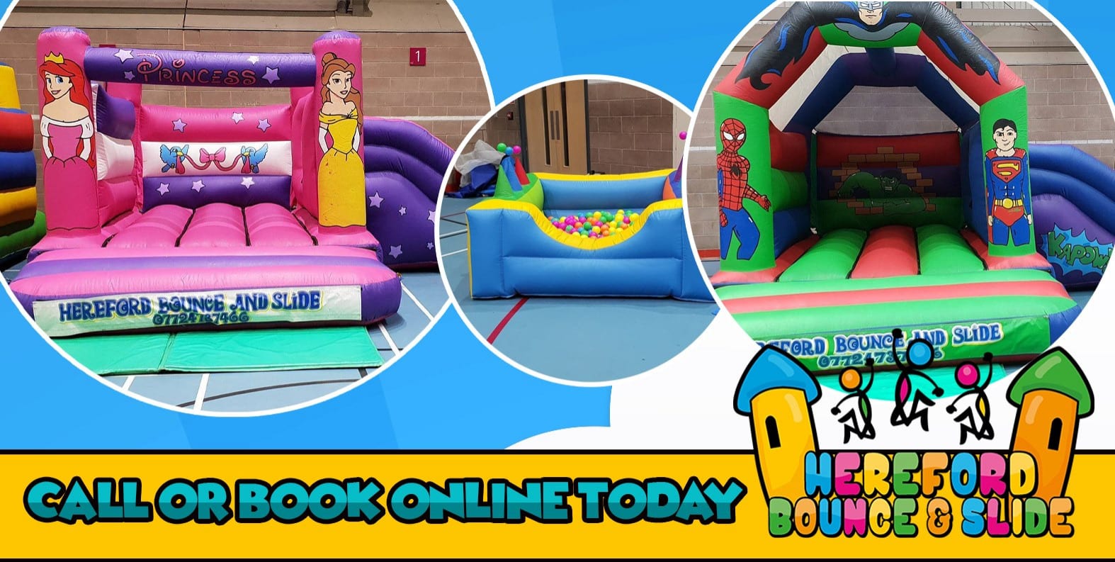 Hereford Bounce And Slide, Bouncy Castle Hire Hereford