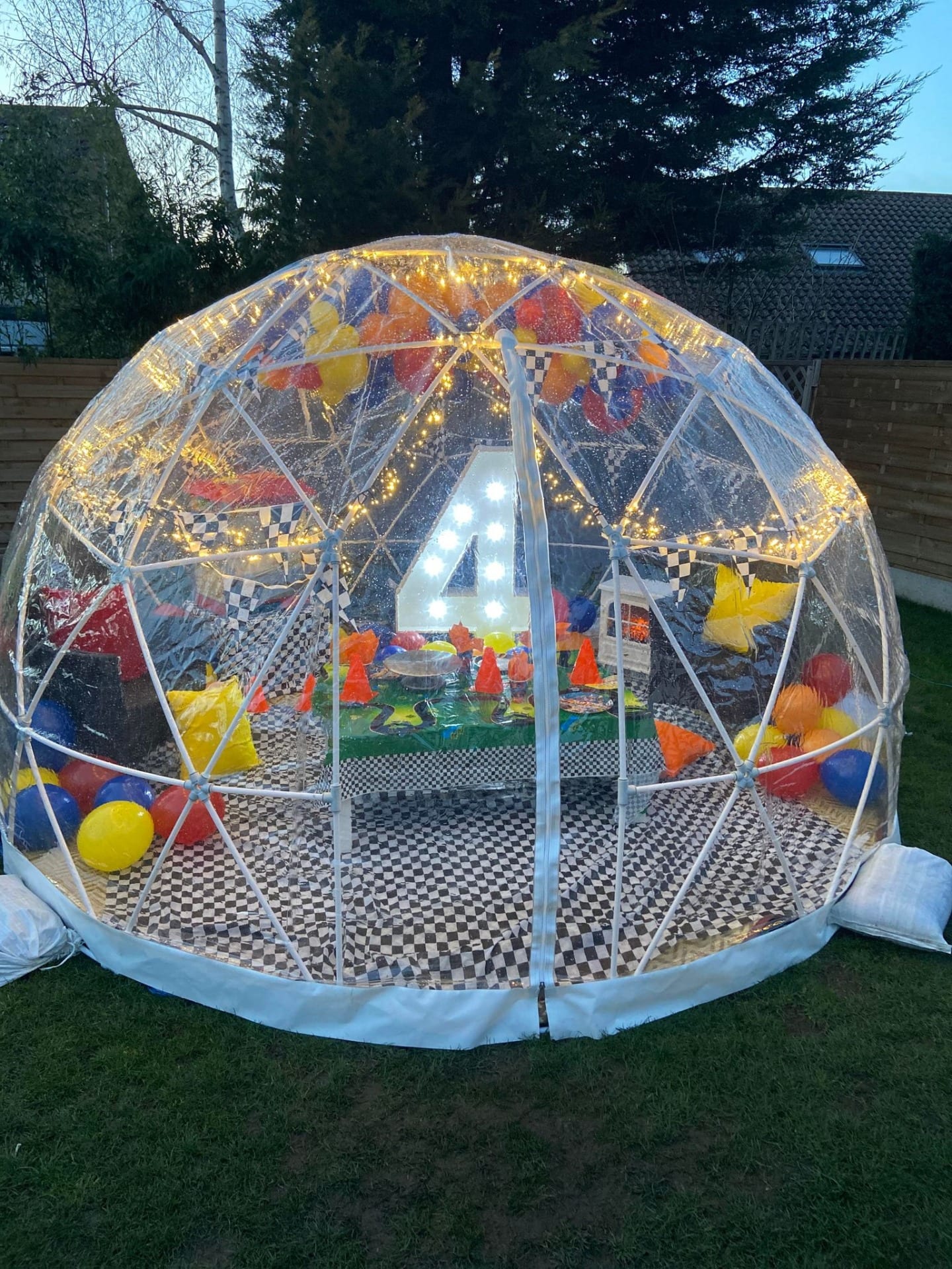 Tik Tok garden igloo hire for parties