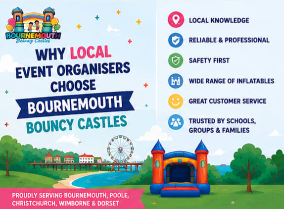 Why Local Event Organisers Choose Bournemouth Bouncy Castles