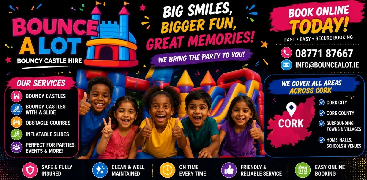Bouncy Castle Hire Cork - Bounce A Lot