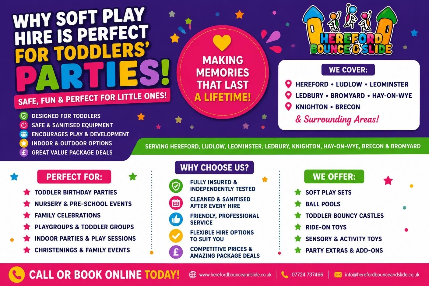 Why Soft Play Hire Is Perfect for Toddlers' Parties
