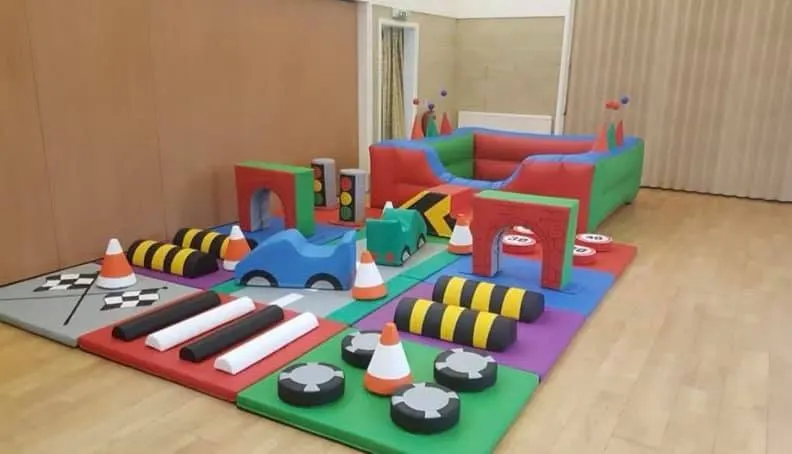 Linton soft play obstacle course