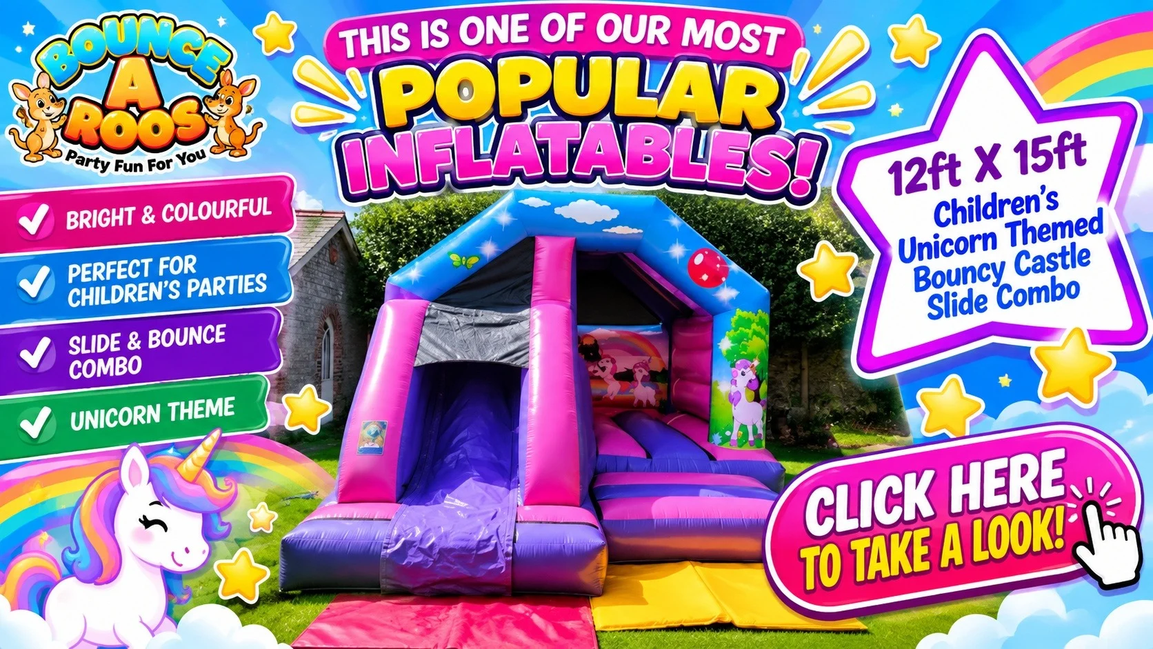 One of our most popular inflatables - Click to read more info