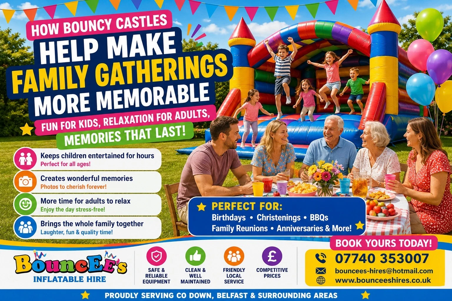 How Bouncy Castles Help Make Family Gatherings More Memorable How Bouncy Castles Help Make Family Gatherings More Memorable