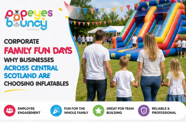 Corporate Family Fun Days, Why Businesses Across Central Scotland Are Choosing Inflatables Corporate Family Fun Days, Why Businesses Across Central Scotland Are Choosing Inflatables