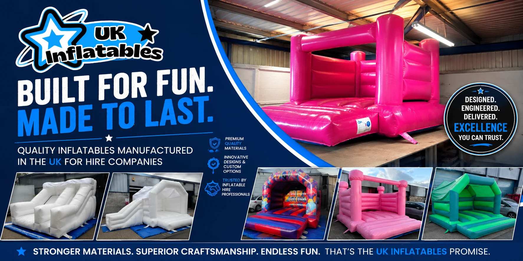 Uk Inflatables, Inflatable Bouncy Castle Manufacturer In Telford