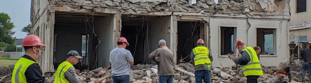 Preparing A Site For Demolition