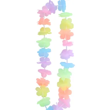 Pastel Multicolour Leis Pack Of 12