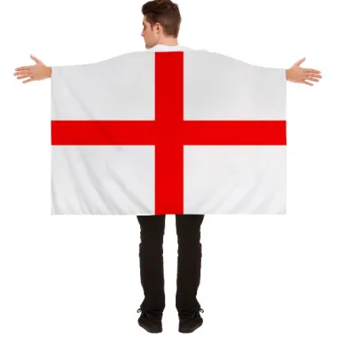St George Flag Cape 5ft X 3ft