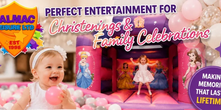 Bouncy Castle Hire For Christenings And Family Celebrations In Tameside