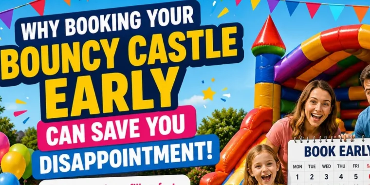 Why Booking Your Bouncy Castle Early Can Save You Disappointment