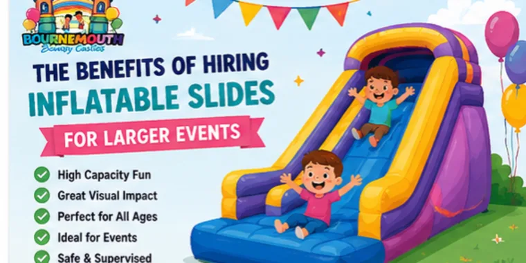 The Benefits Of Hiring Inflatable Slides For Larger Events
