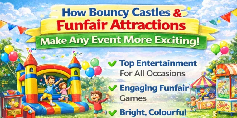 How Bouncy Castles And Funfair Attractions Make Any Event More Exciting