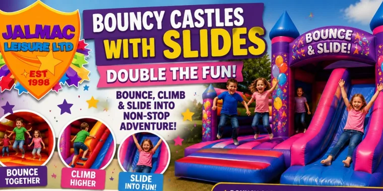 Why Bouncy Castles With Slides Give Children Double The Fun