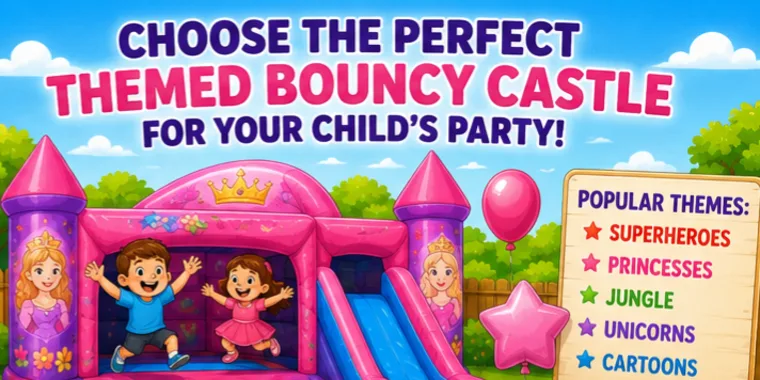 How To Choose The Perfect Themed Bouncy Castle For Your Childs Party