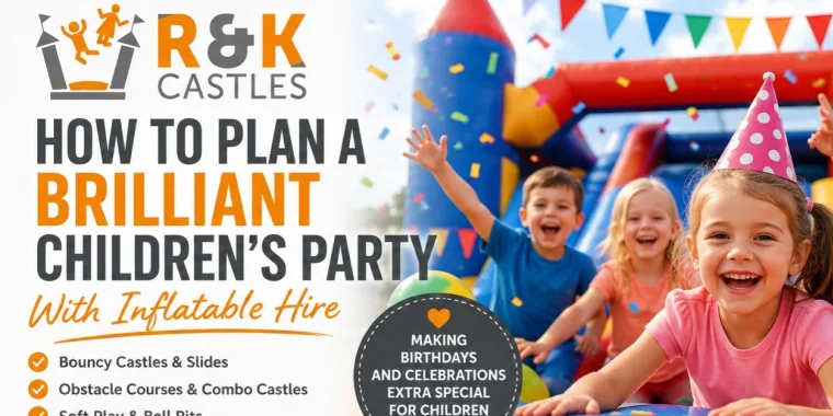 How To Plan A Brilliant Childrens Party With Inflatable Hire