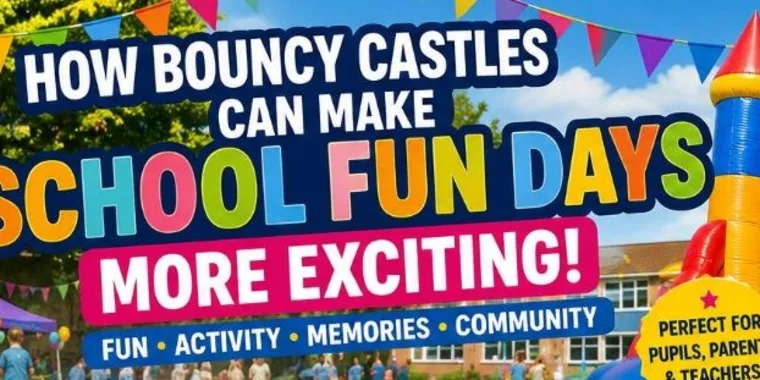 How Bouncy Castles Can Make School Fun Days More Exciting In Co Down  Bounceees Inflatable Hire