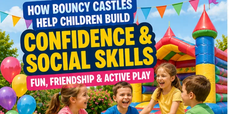 How Bouncy Castles Can Help Build Childrens Confidence And Social Skills