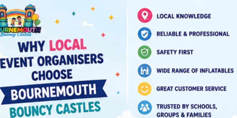 Why Local Event Organisers Choose Bournemouth Bouncy Castles