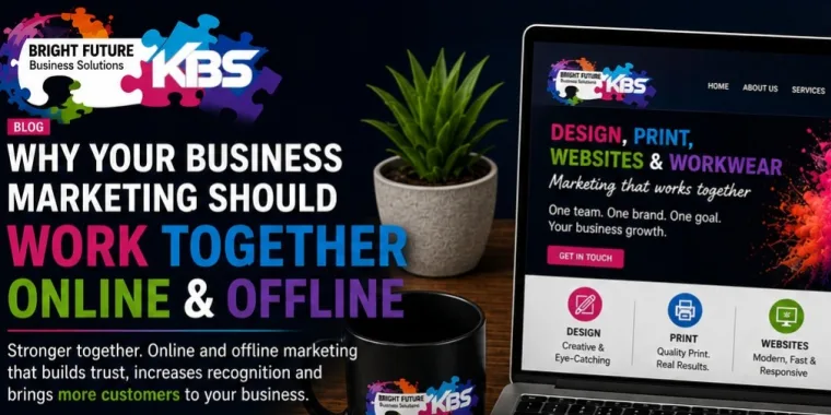 Why Your Business Marketing Should Work Together Online And Offline