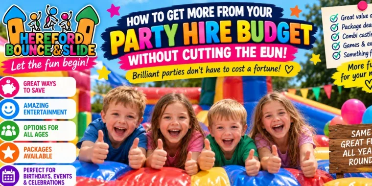 How To Get More From Your Party Hire Budget Without Cutting The Fun