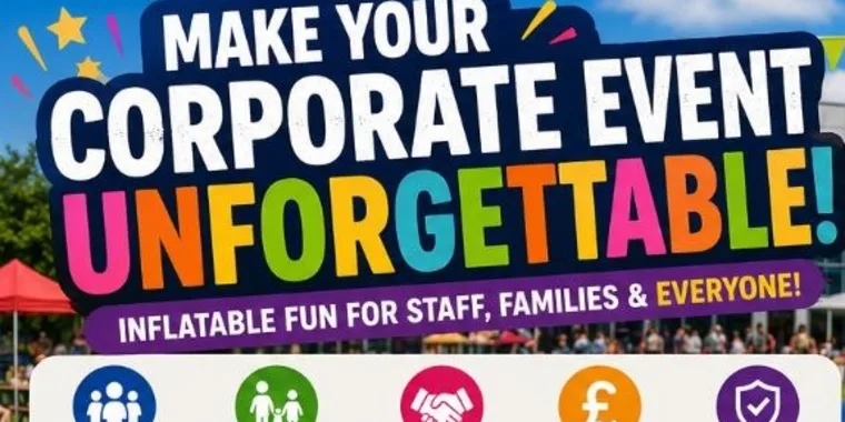 Why Businesses In Co Down Are Hiring Inflatables For Staff Family Fun Days  Bounceees Inflatable Hire