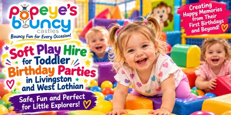 Soft Play Hire For Toddlers Birthday Parties In Livingston