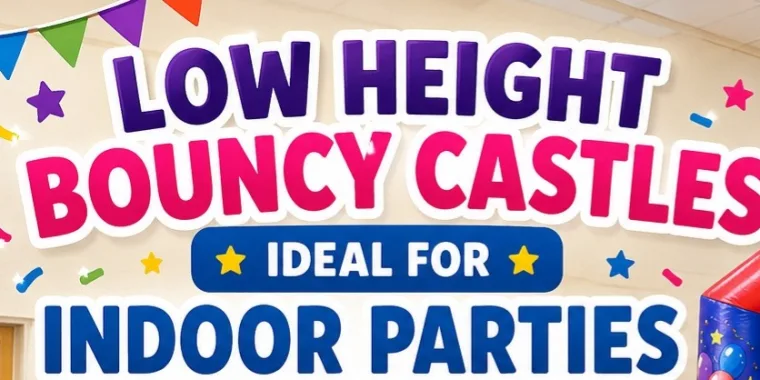 Why Low Height Bouncy Castles Are Perfect For Indoor Parties In Tameside