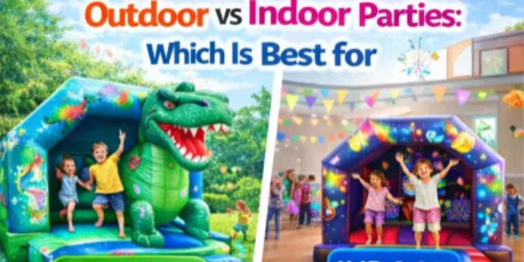 Outdoor Vs Indoor Parties Which Is Best For Bouncy Castle Hire?