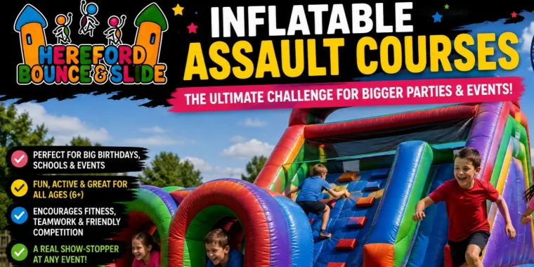 Why Inflatable Assault Courses Are Brilliant For Bigger Parties And Events