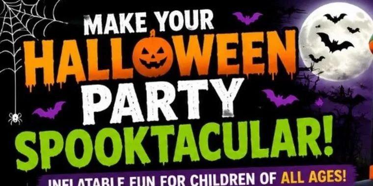 Planning A Halloween Party In Co Down? Why Inflatable Hire Makes It Spooktacular  Bounceees Inflatable Hire