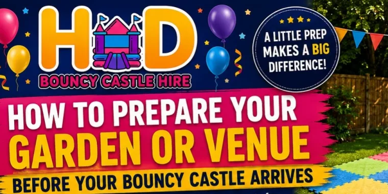 How To Prepare Your Garden Or Venue Before Your Bouncy Castle Arrives