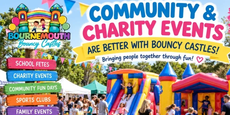 How Bouncy Castles Can Make Community And Charity Events More Successful