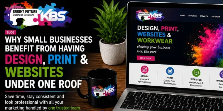 Why Small Businesses Benefit From Having Design, Print And Websites Under One Roof