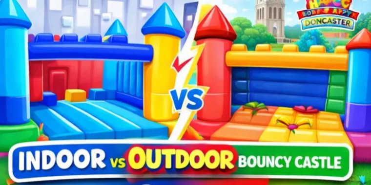 Indoor Vs Outdoor Bouncy Castle Hire In Doncaster What You Need To Know