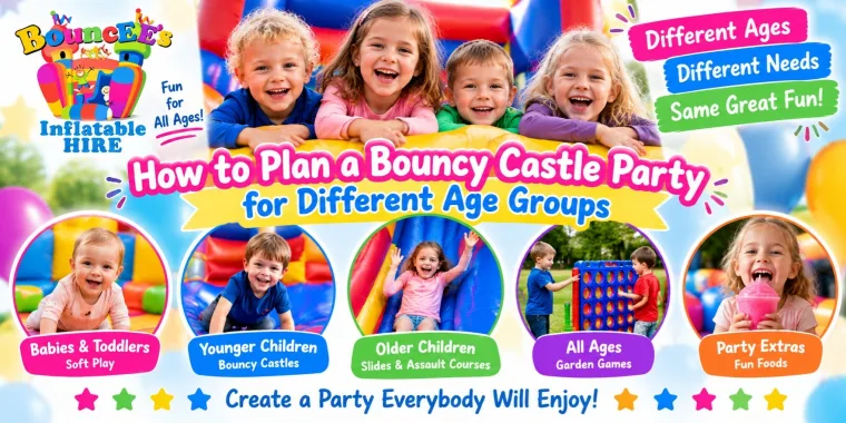 How To Plan A Bouncy Castle Party For Different Age Groups