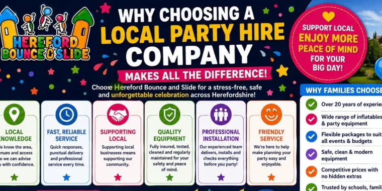 Why Choosing A Local Party Hire Company Makes All The Difference